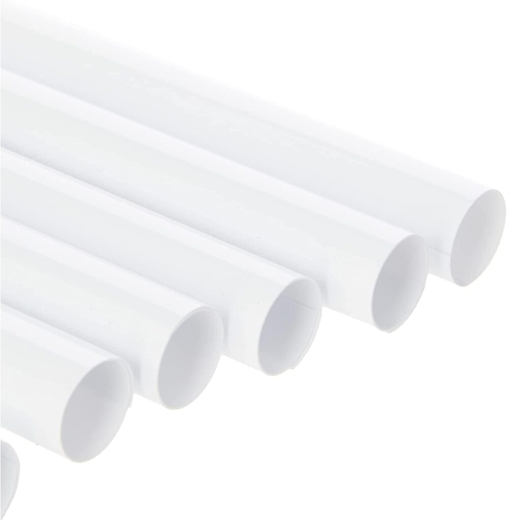 Radiator Pipe Cover White Radiator Guard Sleeves Central Heating Classic Style Easy to Install Cut to Length and No Need to Remove Pipes No Painting Or Mess