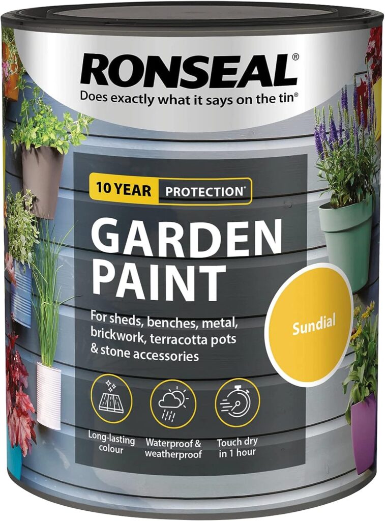 Ronseal RSLGPS750 GPS750 Garden Paint Sundial 750ml, 750 ml