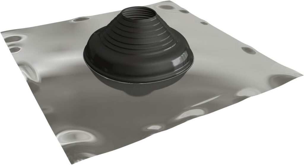 StoveMaestro Roof Flashing for Tiled Roofs for flues and Pipes 50 mm-170 mm Diameter