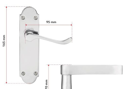 xfort richmond lever latch scroll polished chrome door handles review
