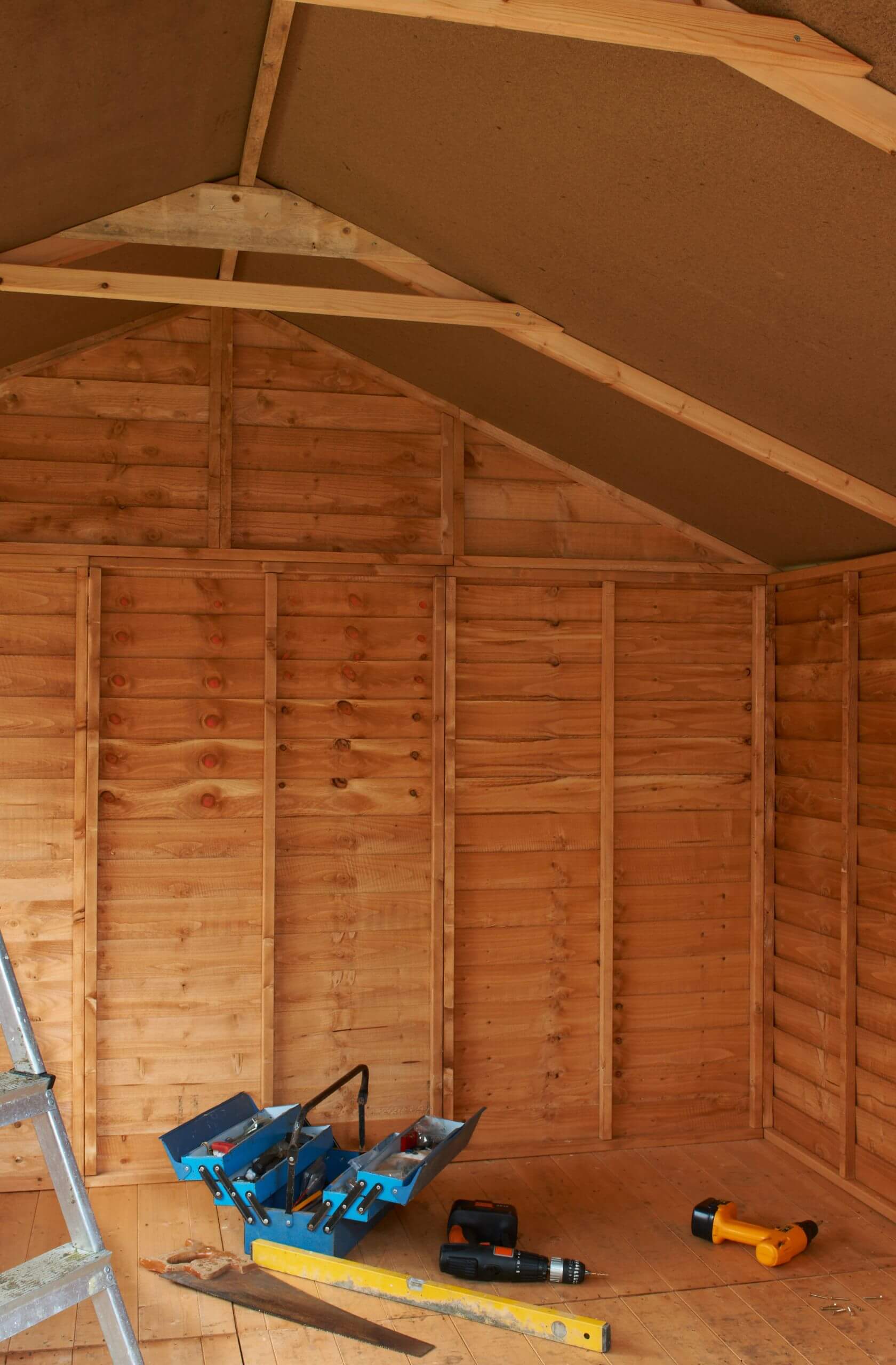 Shed being Built | Building Material Reviews