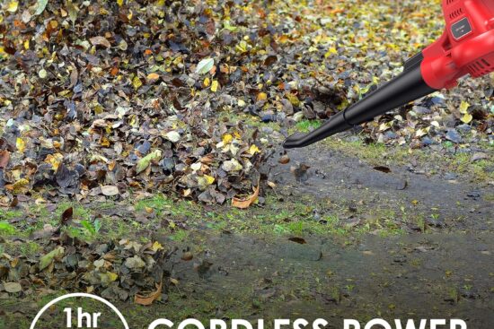 cordless leaf blower 20v 60mph130mph powerful air blower review