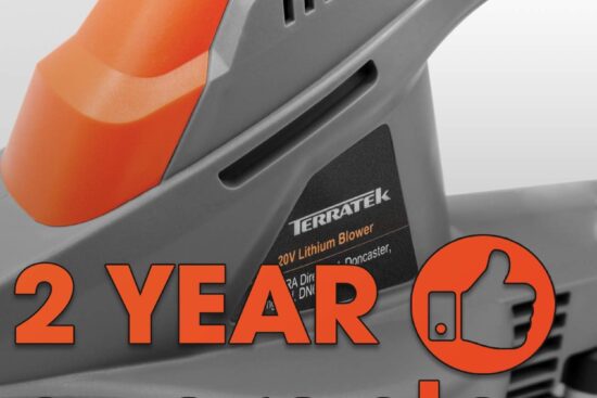 terratek cordless leaf blower 20v battery and charger review