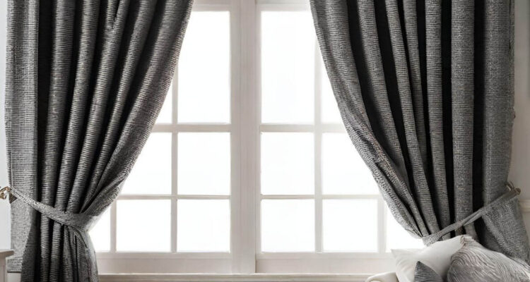 Grey Thermal Curtains across Window | Building Material Reviews