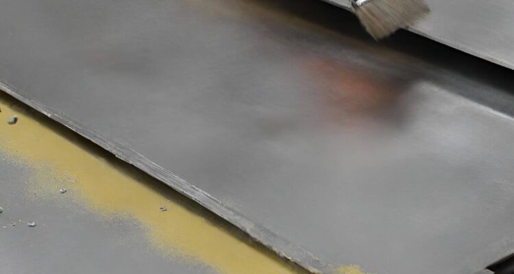 Metal being Prepared for Painting | Building Material Reviews