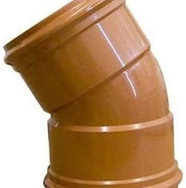 110mm underground drainage 45deg double socket bend review