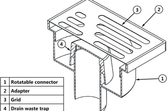 bottom outlet stainless steel grid 150x150mm floor ground waste drain gully trap review