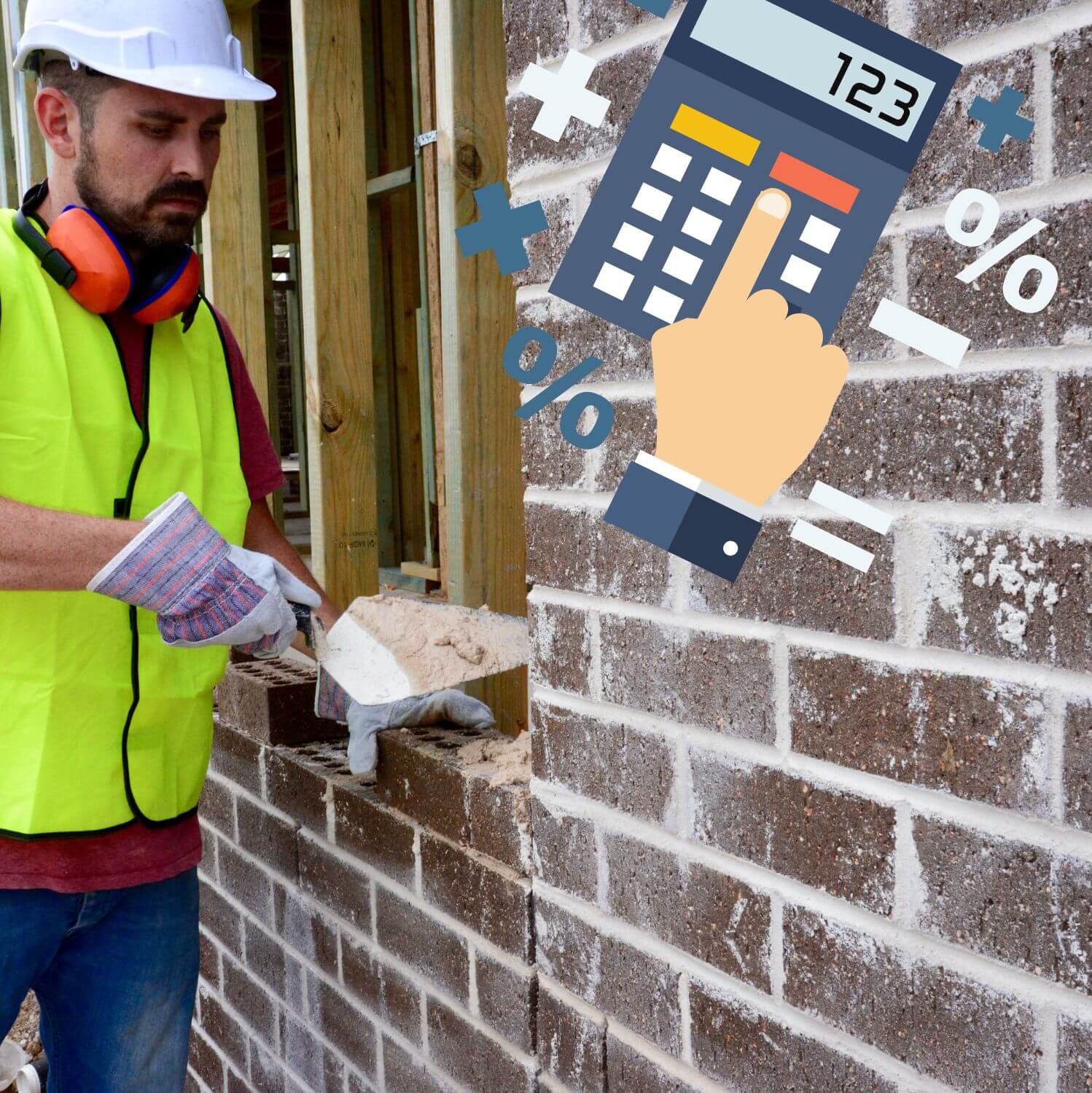 Construction worker and Calculator | Building Material Reviews