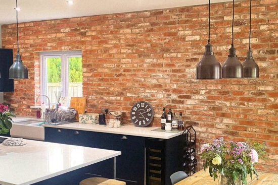 Brick Tiled Kitchen | Building Material Review