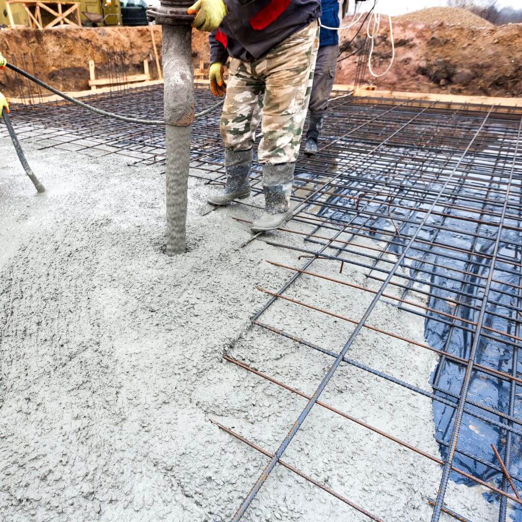 Concrete Laying through Rebar | Building Material Reviews