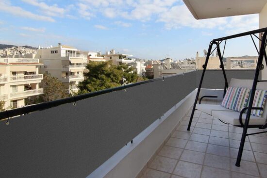 Balcony with Privacy Net | Building Material Reviews