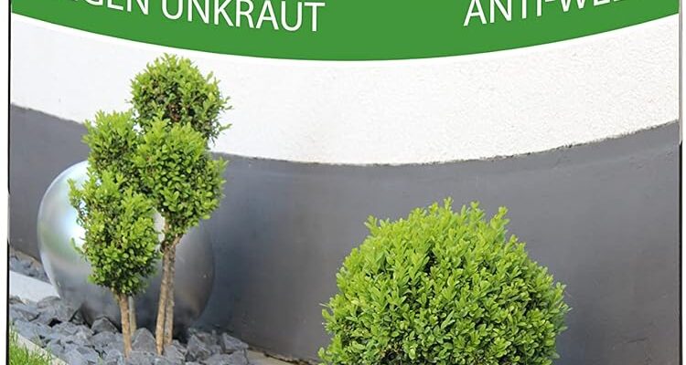 gardenmate 1m x 50m roll non woven weed control fabric uv stabilised black 150gsm landscape ground cover membrane