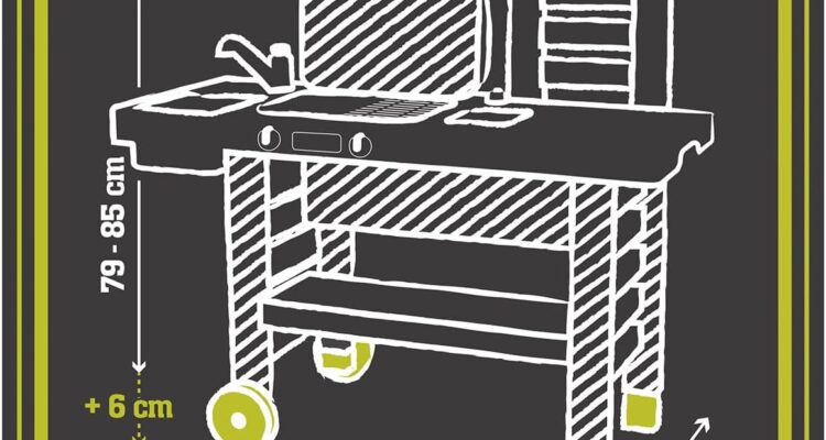 smoby garden kitchen includes 43 accessories 1